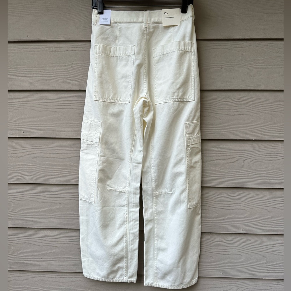 Citizens Of Humanity Marcelle Jeans in Off White-26 NWT - Picture 6 of 16